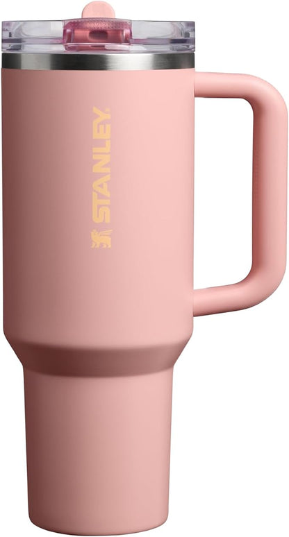 STANLEY Quencher ProTour Flipstraw Tumbler, 40 oz, Peach Rose | Built-In Straw by Unknown