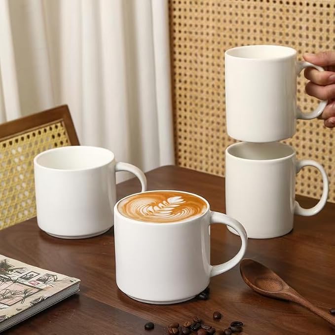 Ceramic Coffee Mugs 13 oz, Cups Set of 6, Mug - Image 4