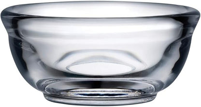 Restaurantware 3 Ounce Mini Prep Bowls 6 Lead-Free Glass Sauce Cups - Heavy Base Stackable Clear Glass Small Glass Bowl For Condiments Dishwasher-Safe For Ingredients Or Condiments