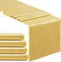B-COOL Set of 5 Satin Table Runner Light Gold 12x108 inch Table Runner by B-COOL