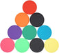 4" Non Slip Coasters Heat Insulation Colorful Unique Slice Silicone Drink Cup Mat,Anti-Slip Cup Coasters Protect Furniture and Table from Water Marks and Scratch Damage.Mixed Color(10pcs)