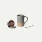 MORA Ceramics Tea Cup with Loose Leaf Infuser, Spoon and Lid, 12 oz, Microwave by MORA