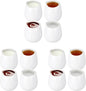 ULTECHNOVO 12 Pcs Ceramic Creamer Pitchers, Mini Milk Jugs by ULTECHNOVO