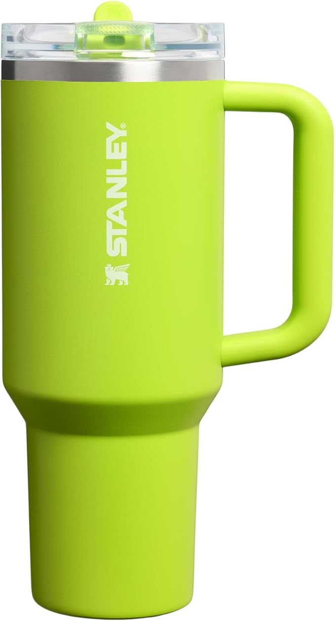 STANLEY Quencher ProTour Flipstraw Tumbler, 40 oz, Chartreuse | Built-In Straw by Unknown