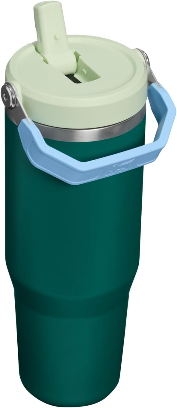 STANLEY IceFlow 2.0 Flip Straw Tumbler, 30 oz, Emerald Honeydew | Easy Carry - Image 3
