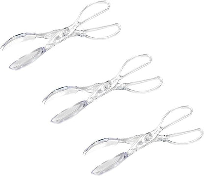 Chef Craft Premium Clear Salad Tongs Heavy Duty Design, 11.25-Inches Long - Image 2
