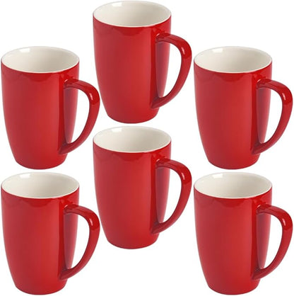 homEdge Porcelain Mug Set, 16 Ounces Cup by homEdge
