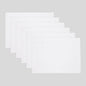 Solino Home Linen White Placemats Set of 6-100% Pure Linen Placemats 14 x 19 Inch for Fall, Autumn, Halloween, Thanksgiving, Christmas, Holiday - Fete