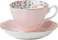 Royal Albert Rose Confetti Teacup & Saucer Set by RoyalAlbert