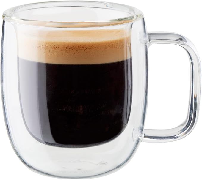 ZWILLING Sorrento Plus 2-pc Double-Wall Glass Espresso Mug Set by Zwilling