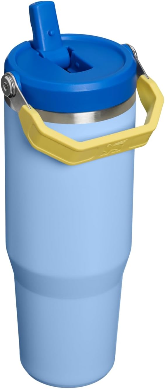 STANLEY IceFlow 2.0 Flip Straw Tumbler, 30 oz, Cornflower Admiral Blue | Easy - Image 3