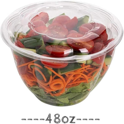 Disposable Plastic Salad Bowls - Image 2