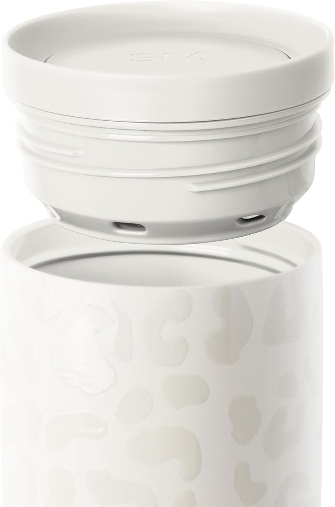 Simple Modern Insulated Travel Coffee Mug 360° Lid | 16oz | Leopard | Voyager - Image 3