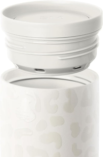 Simple Modern Insulated Travel Coffee Mug 360° Lid | 16oz | Leopard | Voyager - Image 3