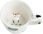 DIHOclub Cow Ceramic Cup Hidden 3D Animal Inside Mug, Cute Cartoon Handmade by DIHOclub