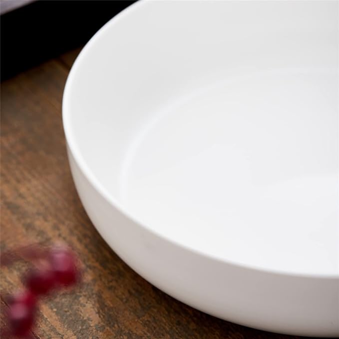 10'' Large Serving Bowl, 2.8 Quart Big Salad Pasta Bowl, Porcelain Fruit Bowl - Image 5