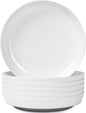 Webbylee 8.25" Melamine Pasta Bowls Set of 6-28oz Melamine Large Salad by Webbylee