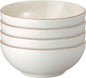 Denby - Heritage Atrium Cereal Bowls Set of 4-27.7oz Natural Ceramic Stoneware Tableware Set - Dishwasher Microwave Oven Safe - Scratch Chip Resistant - Everyday Dinnerware Soup, Dessert Bowls