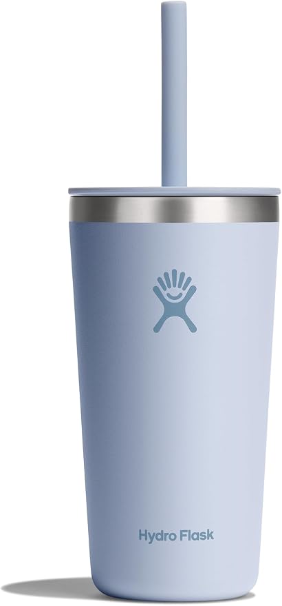 Hydro Flask All Around Tumbler Straw Lid, Insulated Travel Mug, Stainless Steel by Unknown