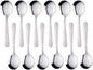 Bouillon Spoons Set of 12, 5.9 Inch Stainless Steel Soup Spoon, Metal Round by KitchenDining