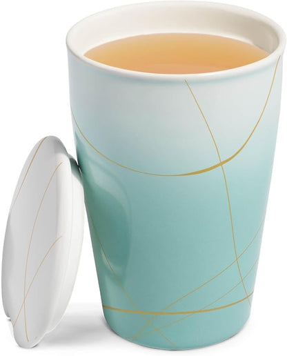 Tea Forte Double-Walled Ceramic Kati Cup, 12 oz | Insulated Ceramic - Image 3