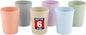 MASTERCOOK 6 Pcs. Small Reusable Cups –8 oz Unbreakable Drinking Glasses by Unknown