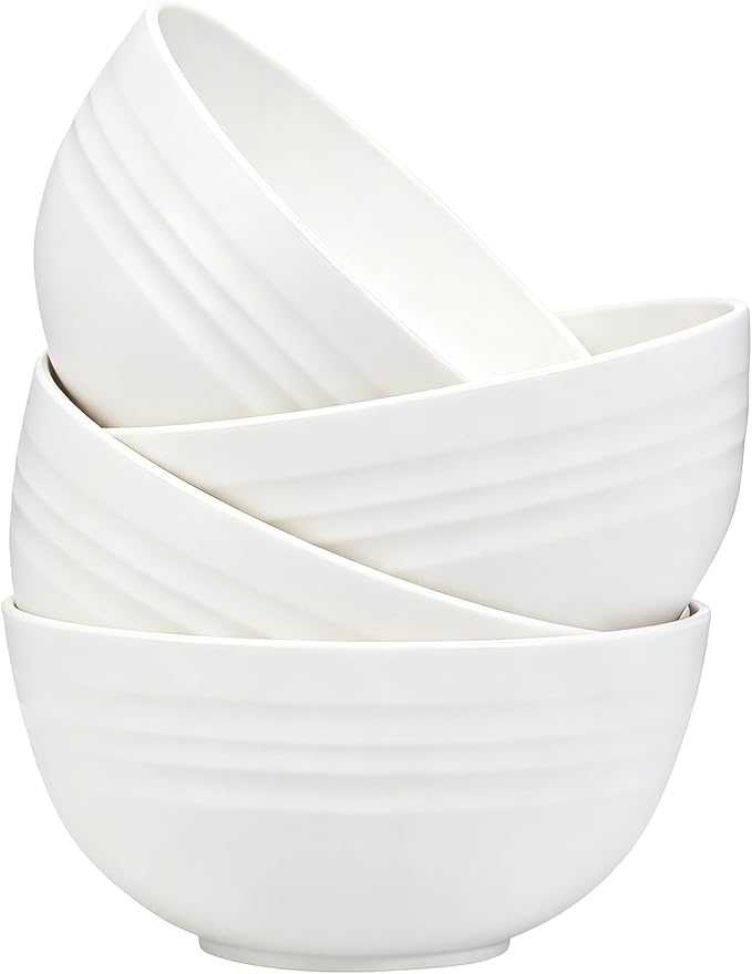 Unbreakable Wheat Straw Cereal Bowls Set of 4, 24 OZ Microwave and Dishwasher by Unknown