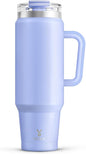 Meoky 40 oz Tumbler with Handle and Straw, Insulated Tumbler with Lid and Straw by MEOKY