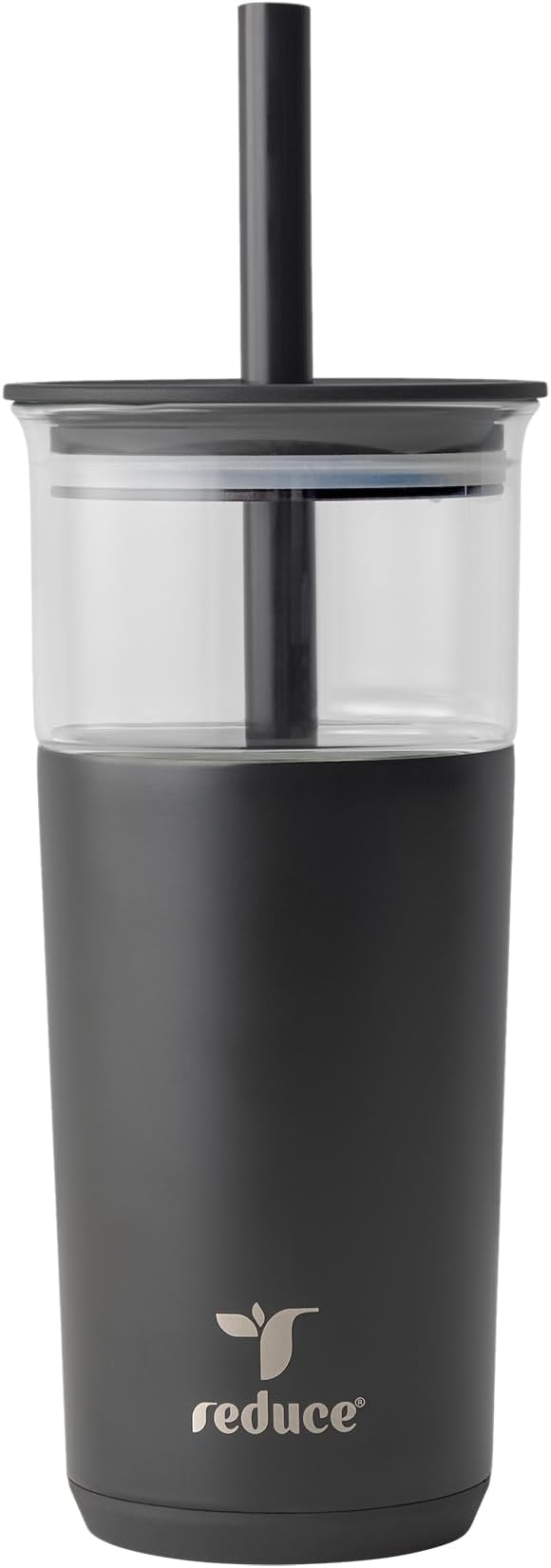 REDUCE Aspen - 20oz Vacuum Insulated Glass Tumbler - Extra Wide Straw & Lid | by Reduce