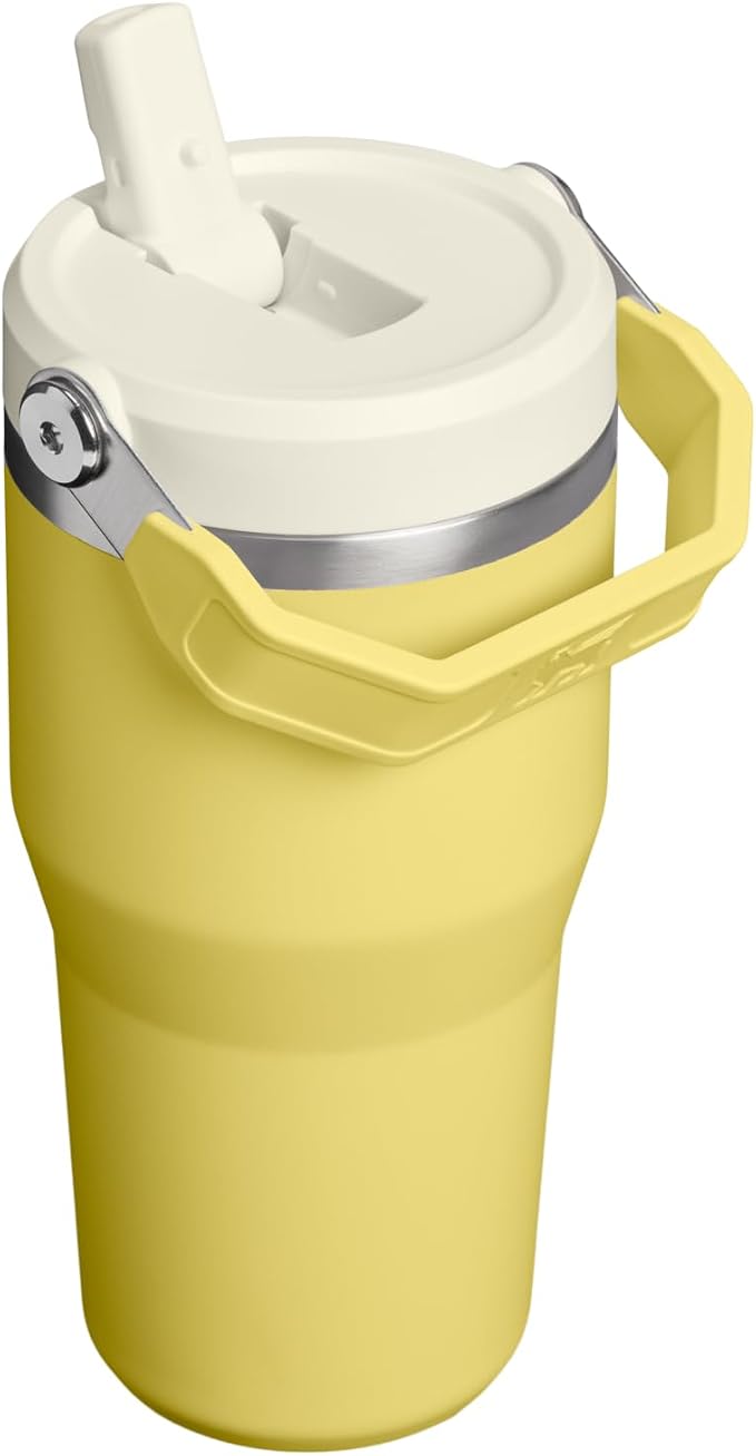 STANLEY IceFlow 2.0 Flip Straw Tumbler, 20 oz, Daffodil | Easy Carry Handle | - Image 3
