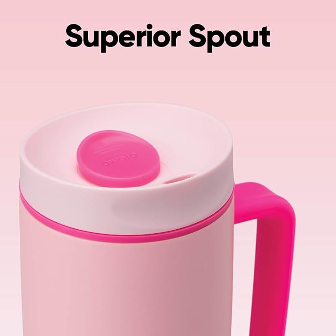 Owala SmoothSip Slider Stainless Steel Insulated Travel Mug - Image 4