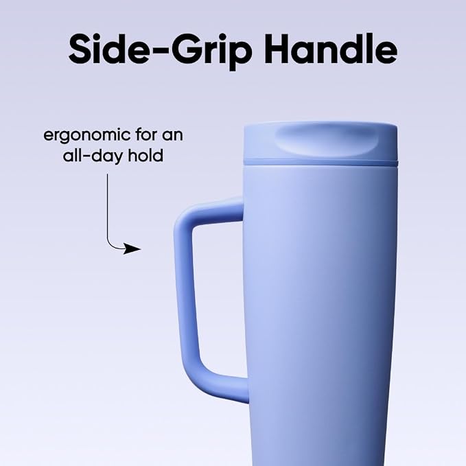 Owala SmoothSip Slider Stainless Steel Insulated Travel Mug - Image 5