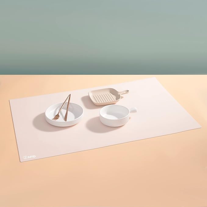 Extra Large Silicone Mat Kitchen Counter Heat Resistant Table Mat 36" x 24" | by SAPID