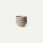MORA Small Bowls Set of 4, 16oz Ceramic Pottery Dessert Bowls - Microwave, Oven and Dishwasher Safe - Mushroom