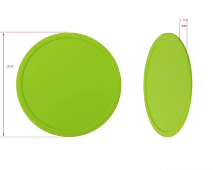 ONLYKXY 3 Pieces 3.93 Inch Silicone Coasters, Round Coasters - Image 2