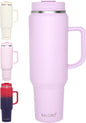 EALGRO 50 oz Tumbler with Handle, Insulated Tumblers with Lid and Straw | by EALGRO