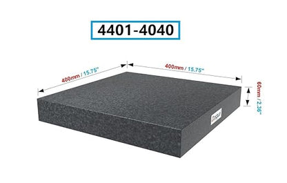 HHIP 4401-4040 15.7 X 15.7 X 2.36" Grade A Granite Surface Plate