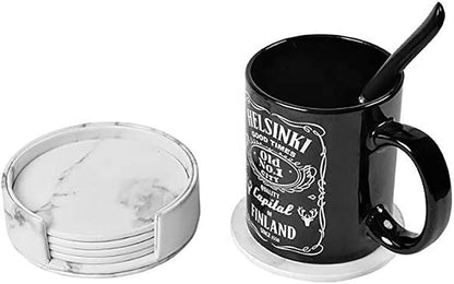 Coaster Round, Coffee Shop, Hotel Non-Slip Drink Pad and Storage Box - Image 5