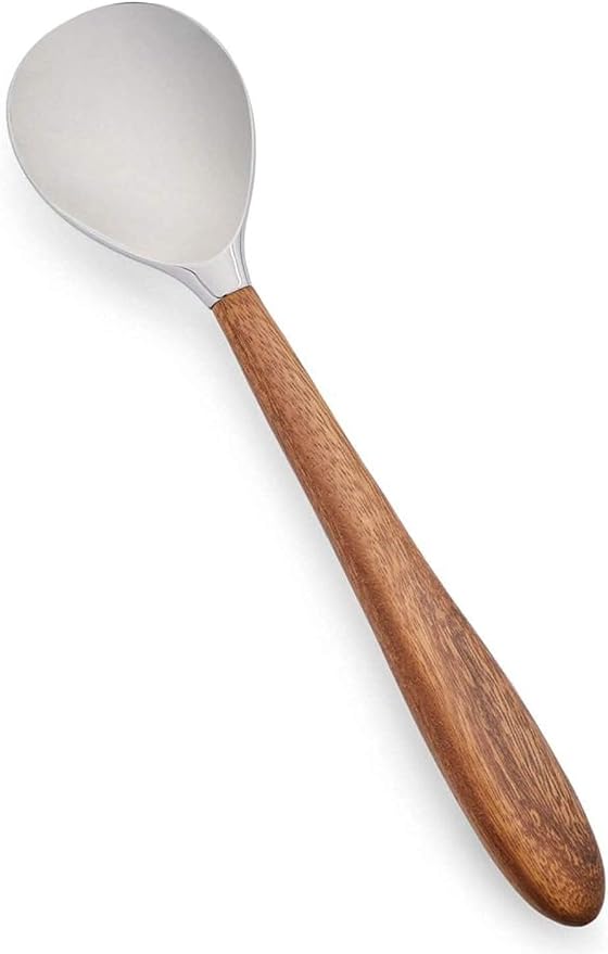 nambe Curvo Serving Spoon | 13 Inch Serving Spoon - Image 3