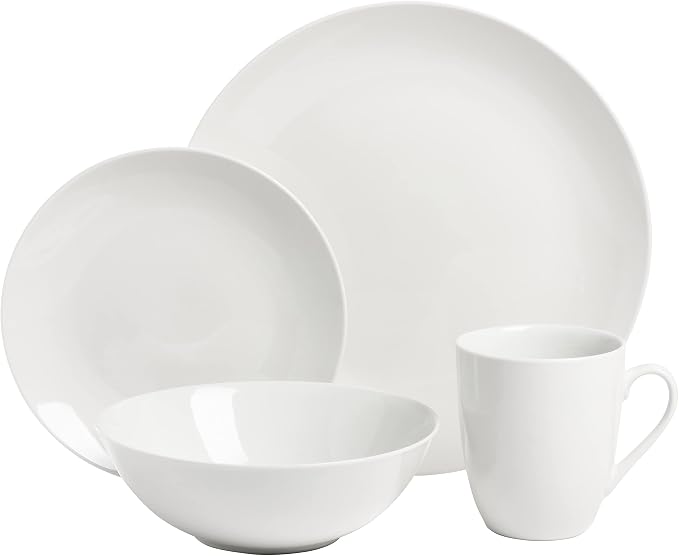 10 Strawberry Street Simply Coupe 16 Piece Dinnerware Set - Image 2