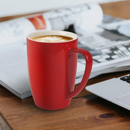 homEdge Porcelain Mug Set, 16 Ounces Cup - Image 2