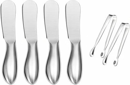 Spreader Knife Set, 6-Piece Cheese and Butter Spreader Knives | Mini Serving by sweetfamily