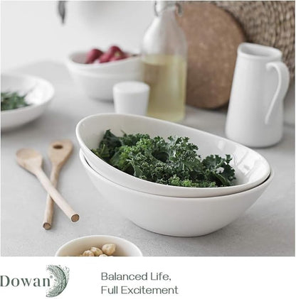 DOWAN 9.25" Serving Bowls, Large Oval Serving Dishes - Image 5