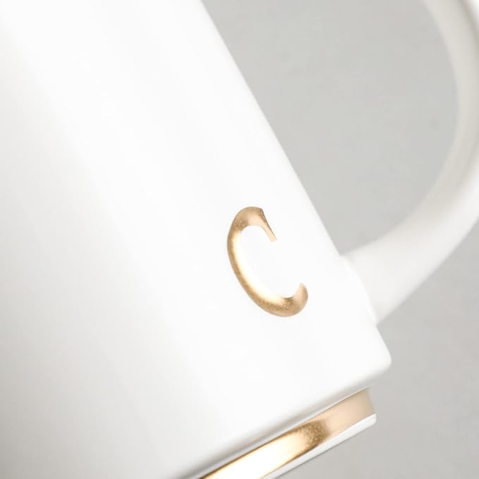 COLLECTIVE HOME Ceramic Coffee Mug, 15 oz Monogram Cup - Image 7