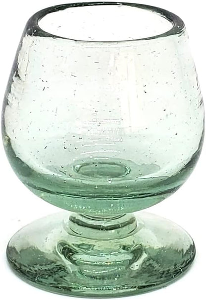 Clear 2.5 oz Tequila Sippers (set of 6), Recycled Glass, Lead-free, Toxin-Free (2.5 oz Sipper)