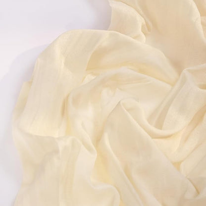 DeZerlor Beige Cheesecloth Table Runners 4 Pack Summer Boho Runners | 120Inches - Image 3