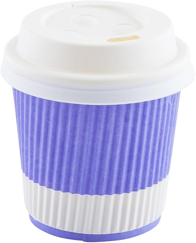 Restaurantware 4 Ounce Ripple Insulated Coffee Cups, 500 Double Wall Corrugated - Image 8