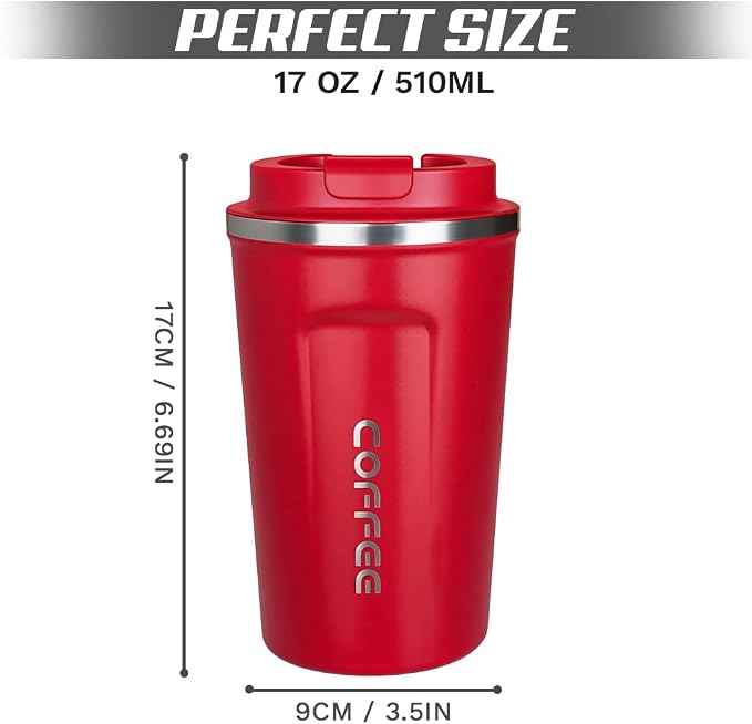 SPLMIFA Travel coffee mugs leak-proof, reusable coffee cup - Image 4