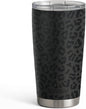 SANDJEST Leopard Print Tumbler 20oz Stainless Steel Insulated, Bow Gifts by SANDJEST