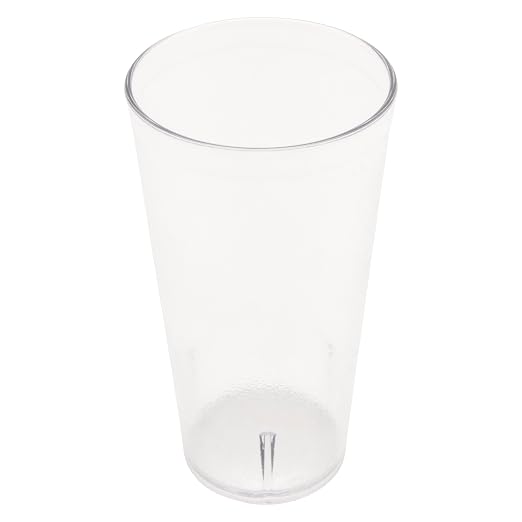 GET 24 oz Clear Plastic Tumbler | Dishwasher safe, Shatterproof, Restaurant by GET